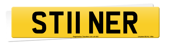 Registration number ST11 NER